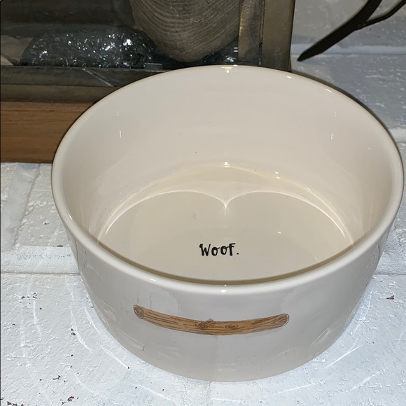 Rae Dunn Other - Rae Dunn Dog Dish Woof.